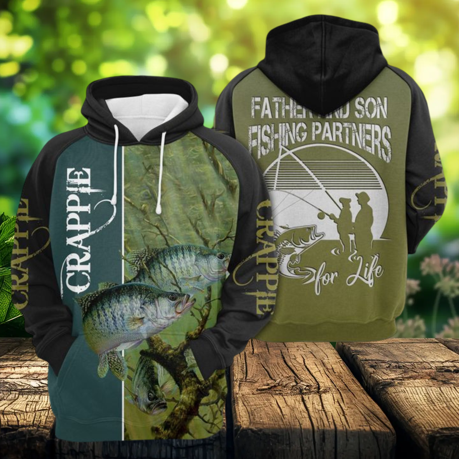 Dad Fishing 3D All Over Print Hoodie & Zip Hoodie
