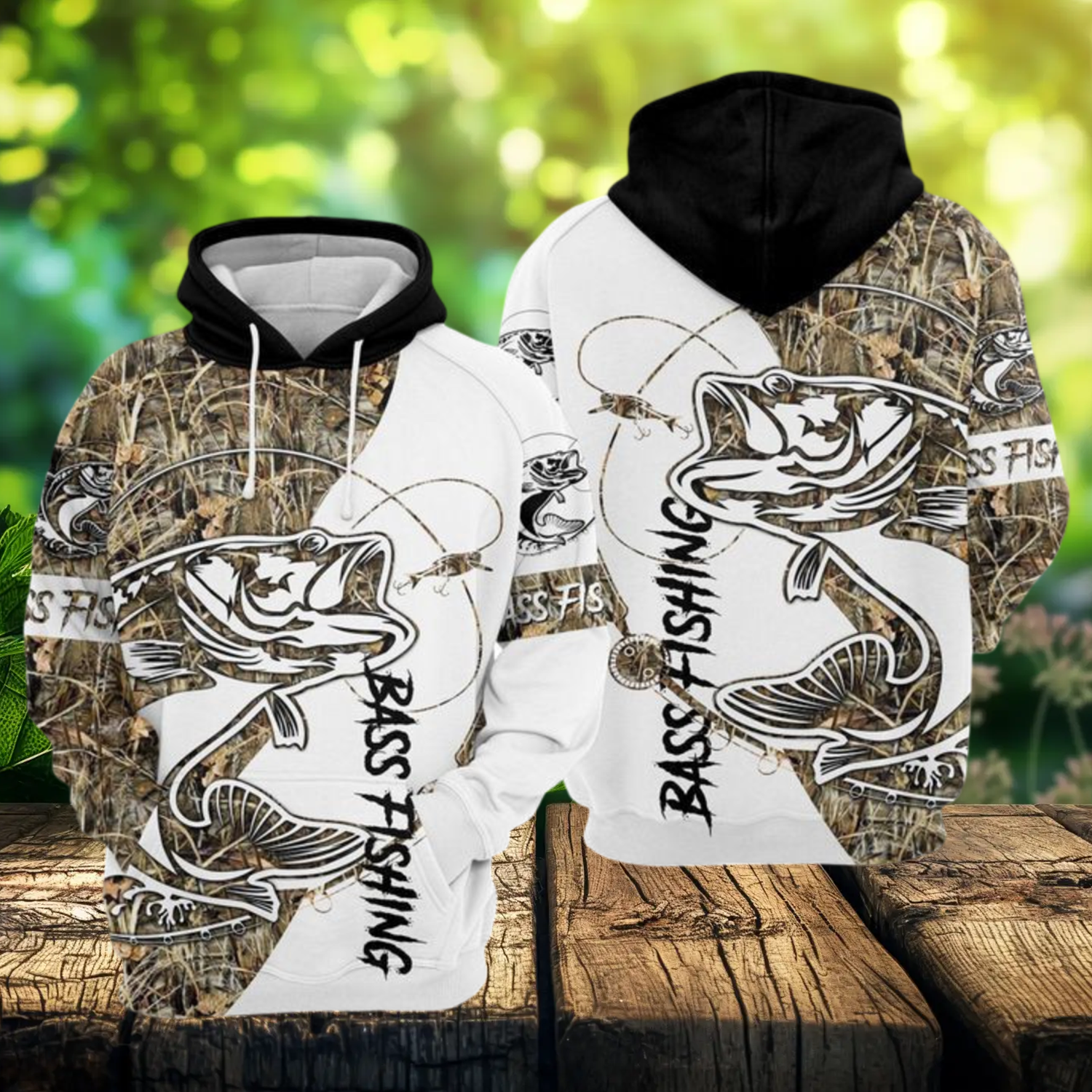 Fishing Bass 3D All Over Print Hoodie & Zip Hoodie