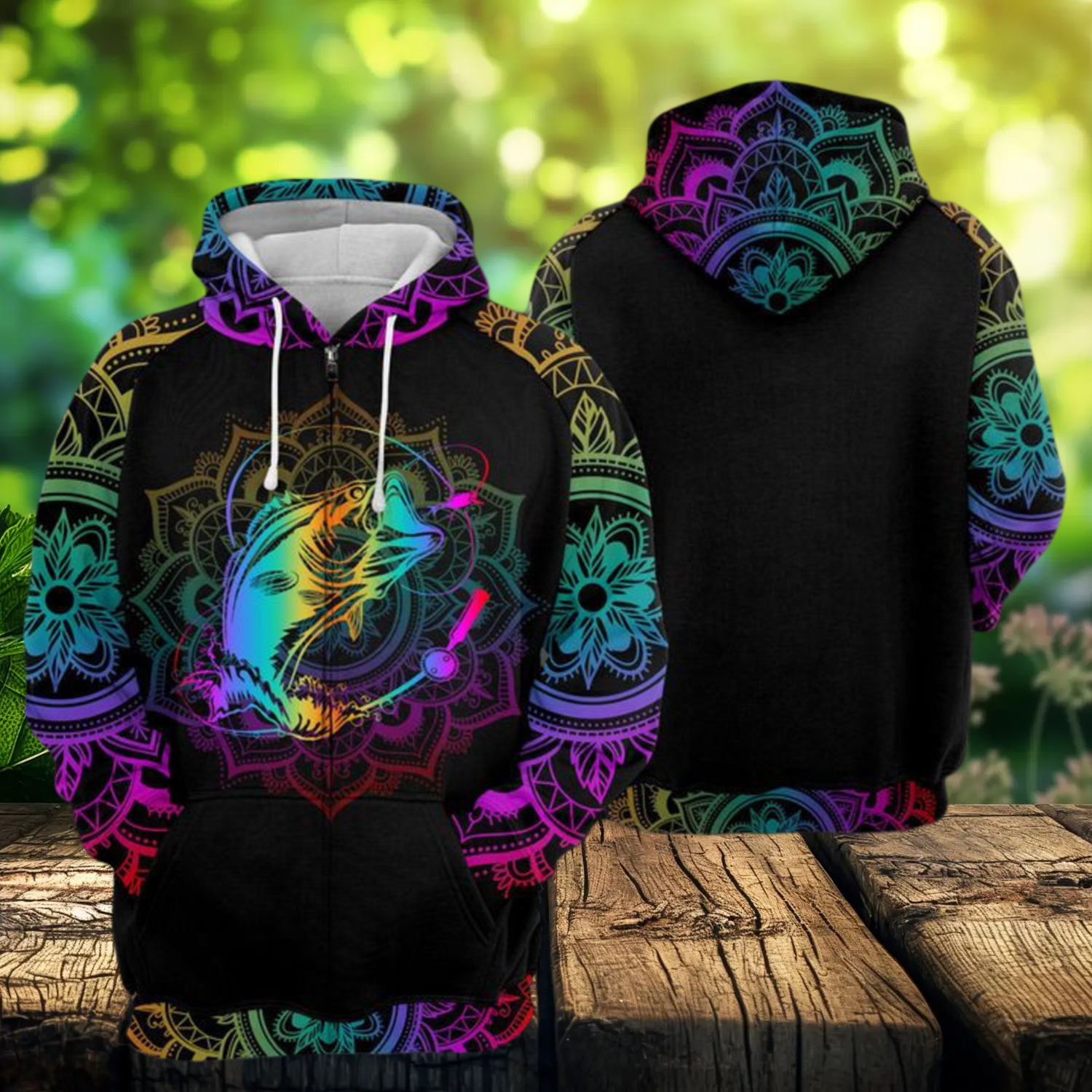 Fishing Bass 3D All Over Print Hoodie & Zip Hoodie
