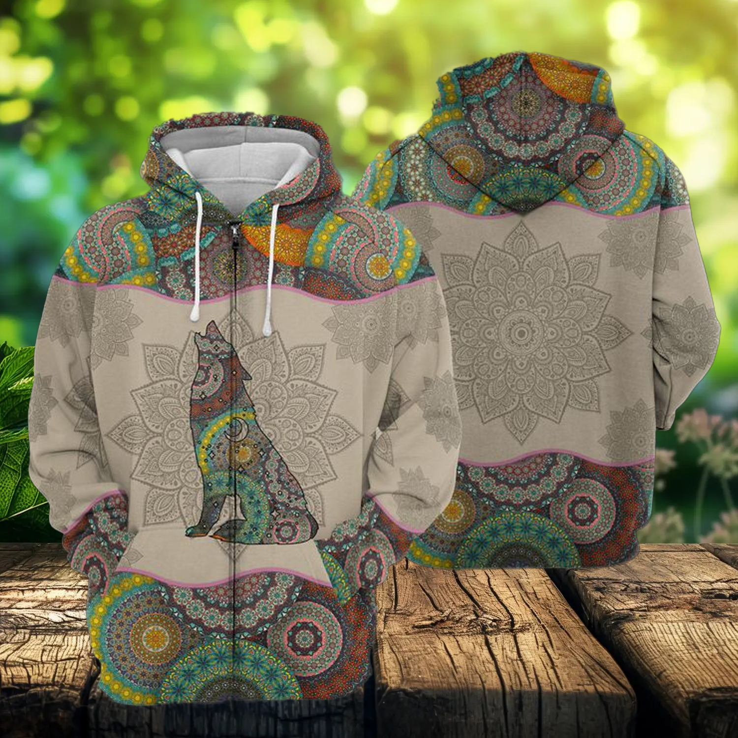 Wolf 3D All Over Print Hoodie & Zip Hoodie