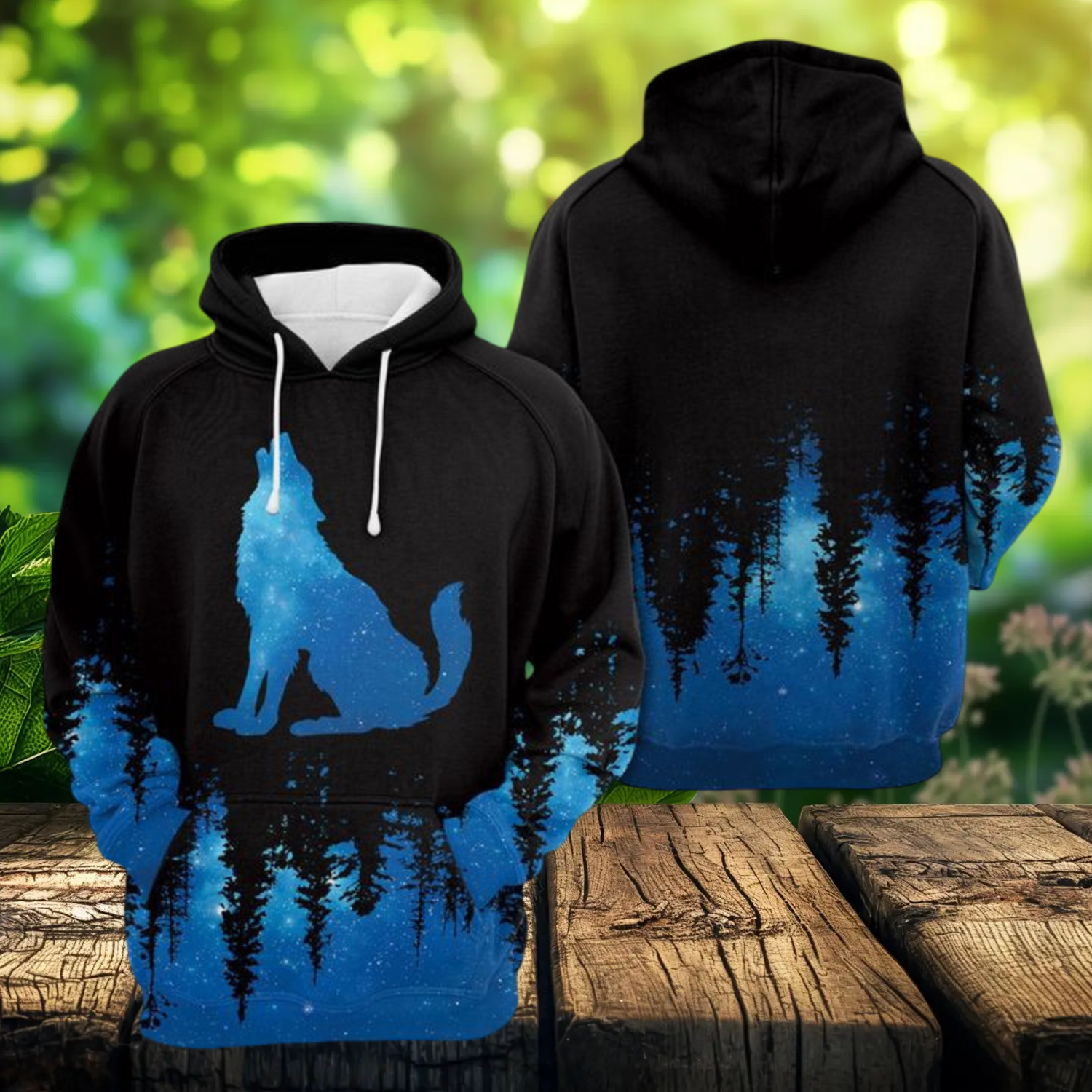 Wolf 3D All Over Print Hoodie & Zip Hoodie