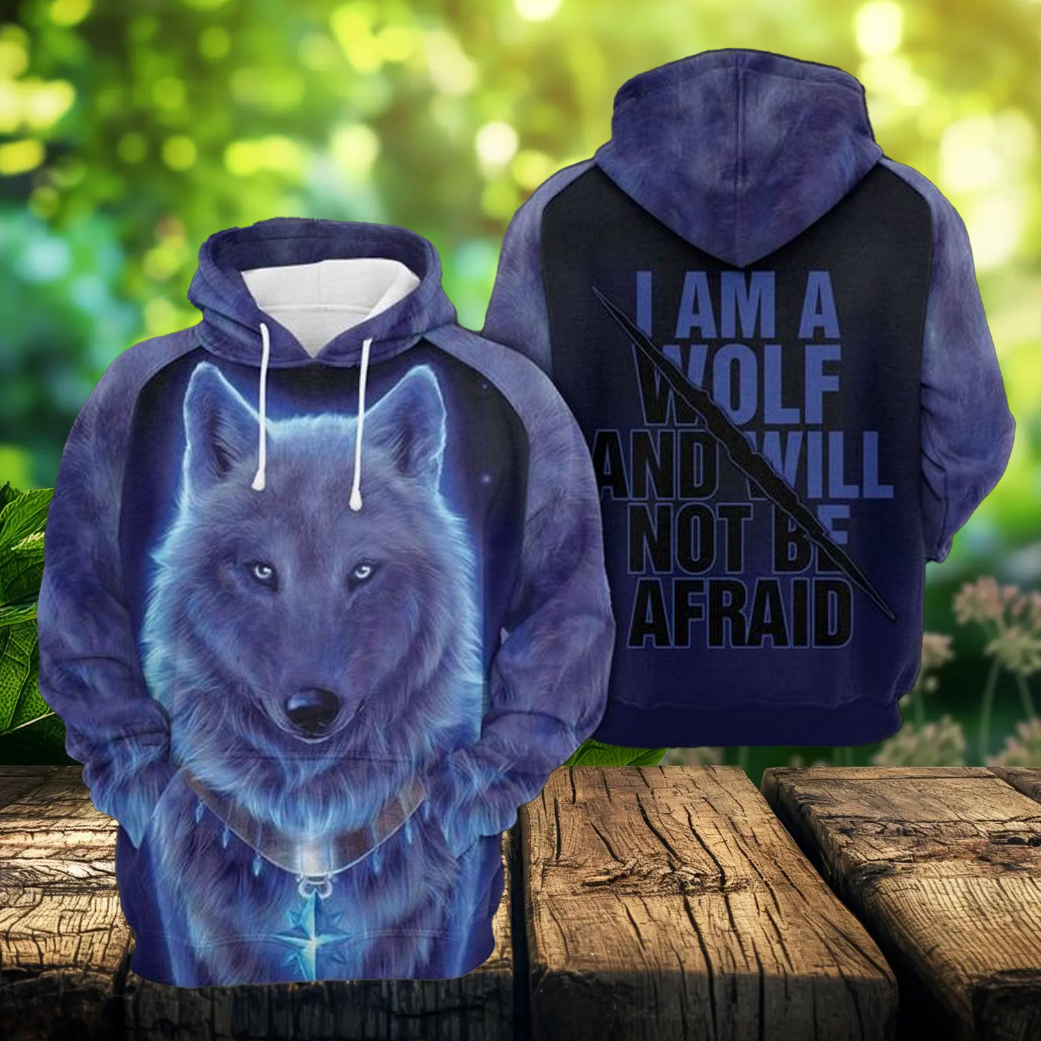 Wolf Spirit 3D All Over Print Hoodie & Zip Hoodie